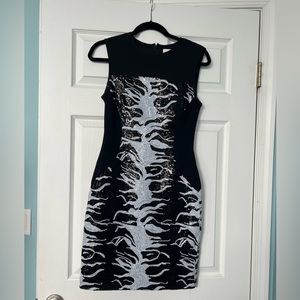 Reiss Zebra print dress